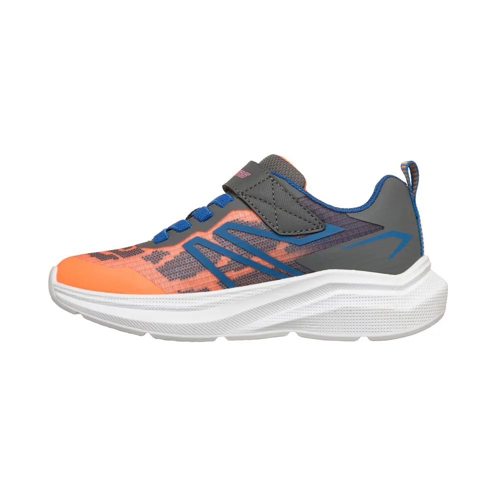 Skechers Microspec Velocity Sneaker Orange/Houtskool