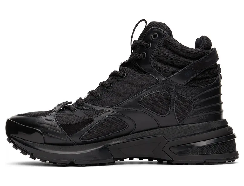 Givenchy Black GIV 1 TR High Sneakers (BH005YH143) (3)