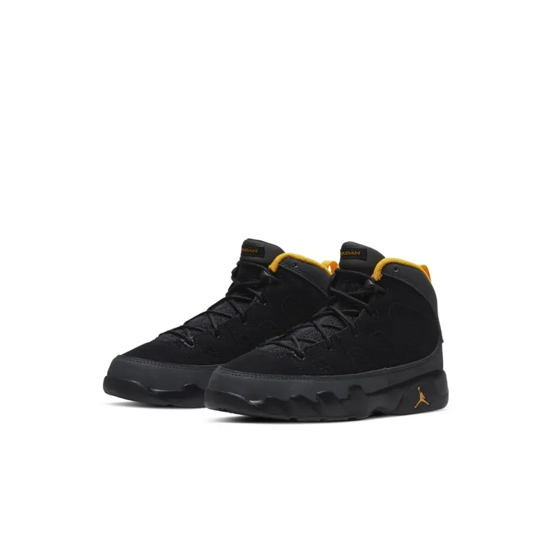 Jordan 9 Retro Dark Charcoal University Gold (PS) (401811-070)