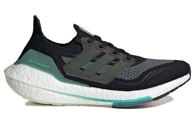 adidas Ultra Boost 21 Black Acid Mint (W) (FY0412)
