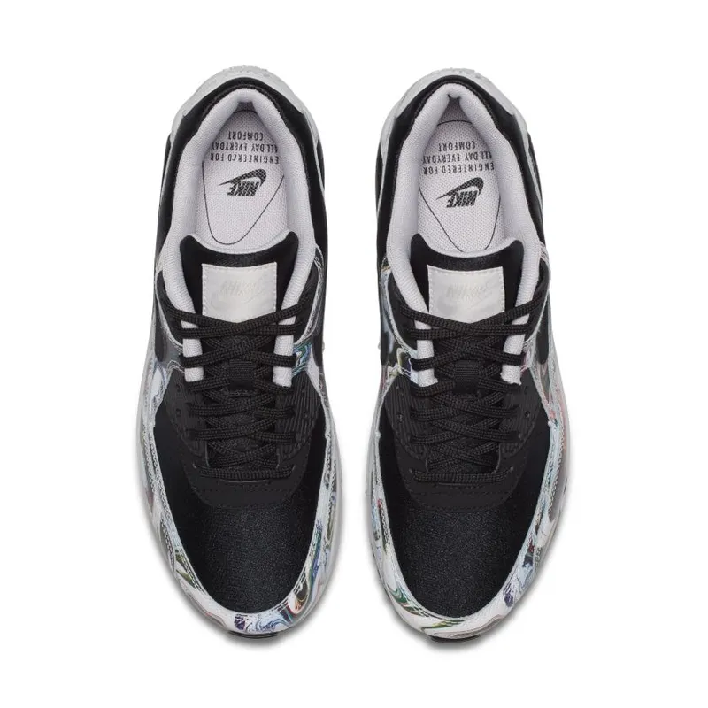Nike Air Max 90 Marble Dye (W) Black/Vast Grey-Black (AO1521-001)
