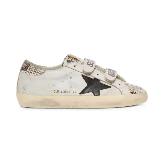 Golden Goose Old School aus weißem Leder (GWF00111F008585)