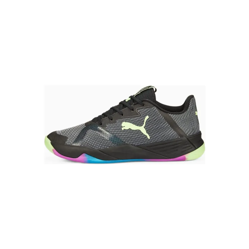 Puma Accelerate Turbo Nitro II Handball Shoes Black/Blue (10687601)