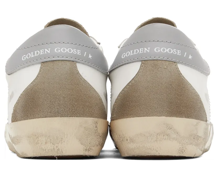 Golden Goose White & Taupe Super-Star Classic Sneakers (GWF00102.F003210.11179) (2)