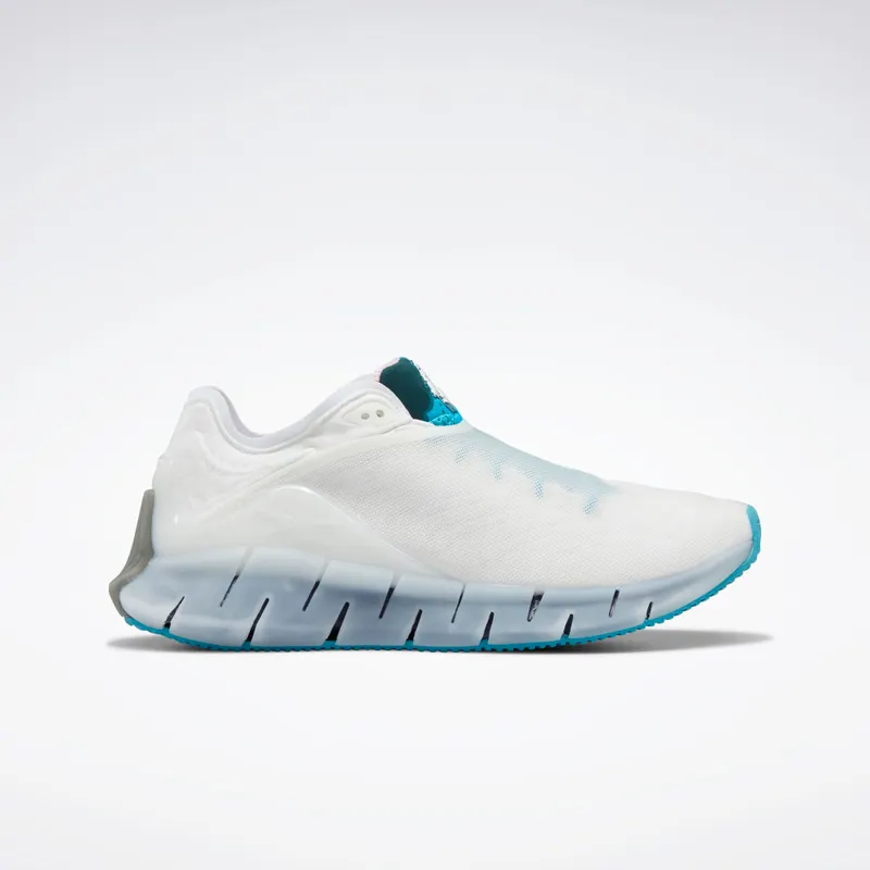 Reebok Ghostbusters Zig Kinetica Shoes White / Feather Blue / Silver Metallic (H03292)