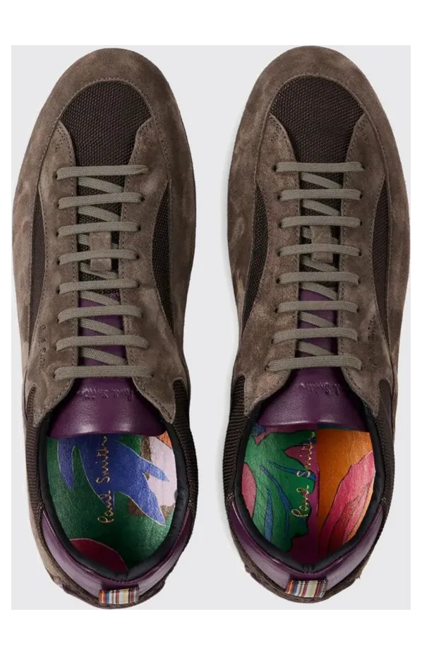 Paul Smith Suede and Mesh Sneakers Grey (M1SMRI02USUE75) (4)