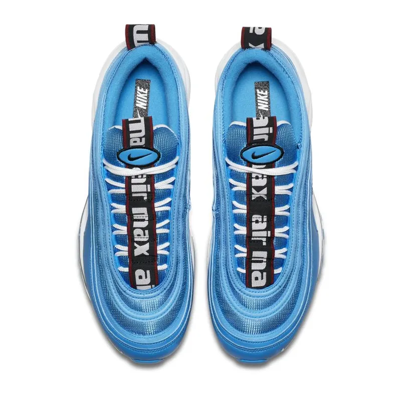 Nike Air Max 97 Overbranding Blue Hero Blue Hero/White-Black-Varsity Red (312834-401)