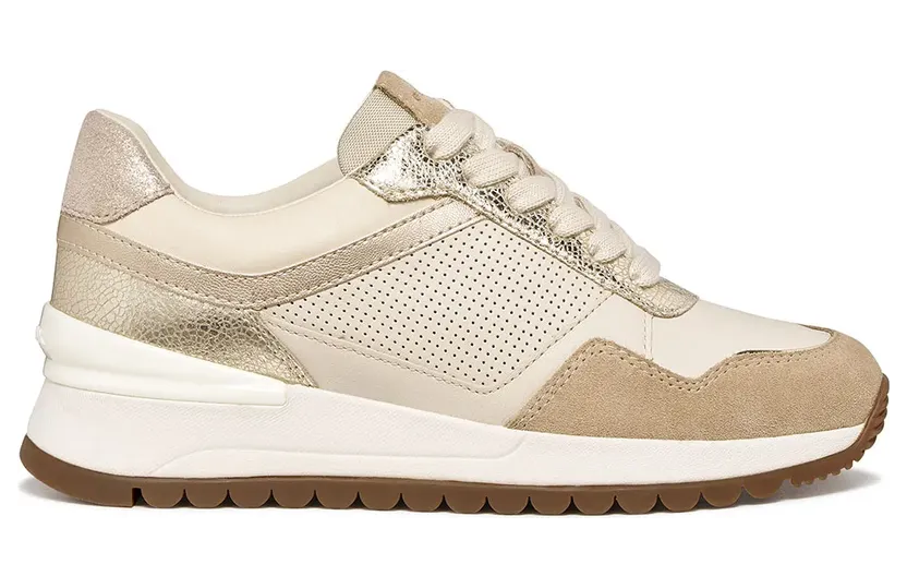 Geox sneaker Melkwit/Licht goud (D6500A085CF-C1S2L)