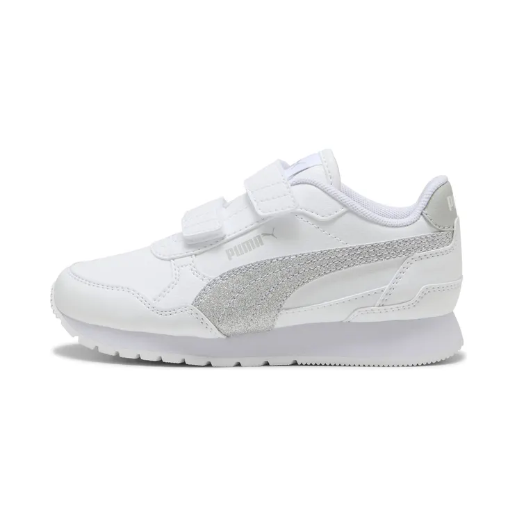 Puma ST Runner v4 Glitter “Puma White / Puma Silver / Cool Light Gray” (401587_01)