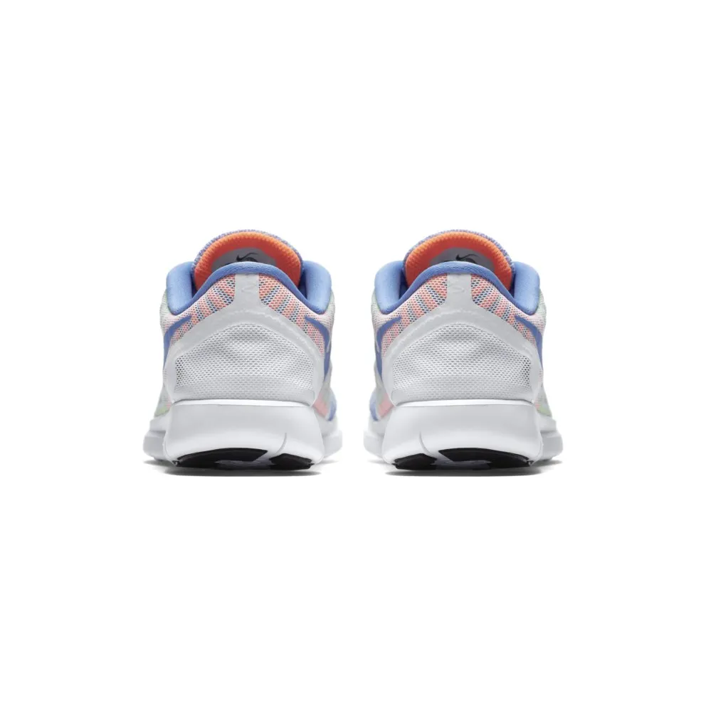 Nike Free 5.0 Multi-Color (GS) White/Chalk Blue-Volt-White (725114-101)