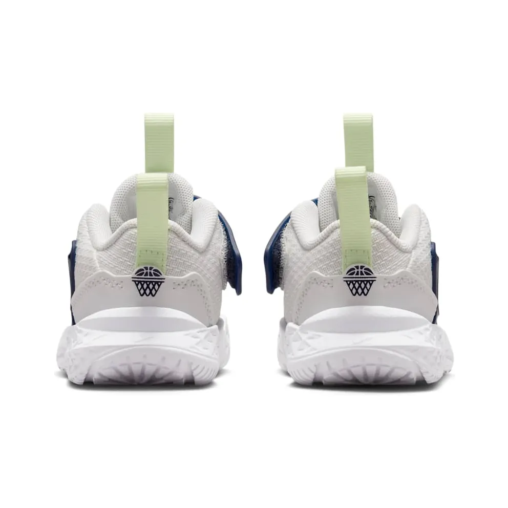 Nike Team Hustle D 12 White Midnight Navy Volt Tint (HF6281-104)
