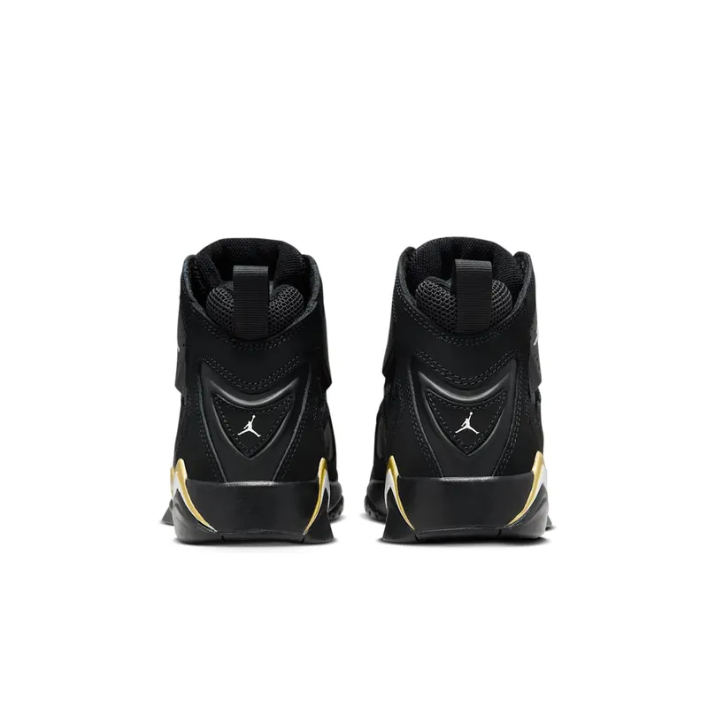 Jordan True Flight Black Metallic Gold White (343795-017)