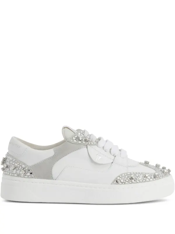 Giuseppe Zanotti GZ94 sneakers with stras and kralen – White (RW50028002)