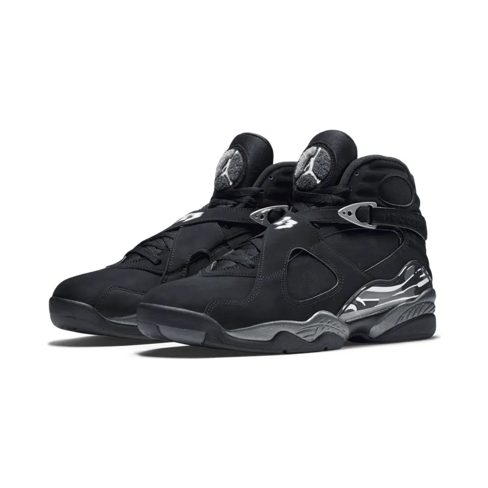 Jordan 8 Retro Chrome (2015) Black/White-Light Graphite (305381-003)