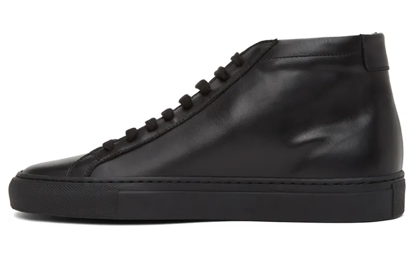 Common Projects White Original Achilles Mid Sneakers (ARTICLE 1529) (3)