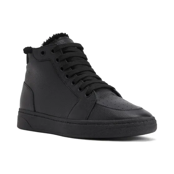 Giuseppe Zanotti Gz94 High-Top-Sneakers aus Shearling – BLACK (RU50008001)