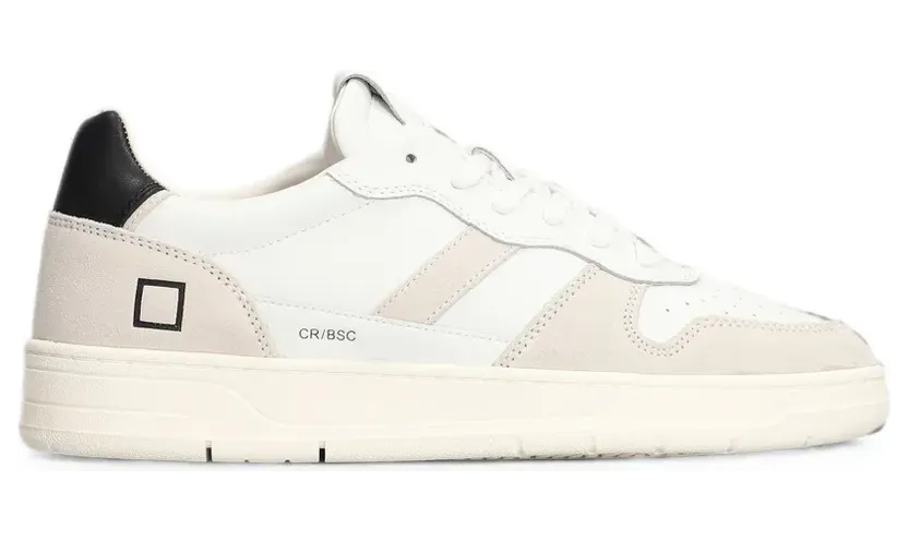 D.A.T.E. Court 2.0 sneakers with suède vlakken and geperforeerde details – White (M451C2BAWB)