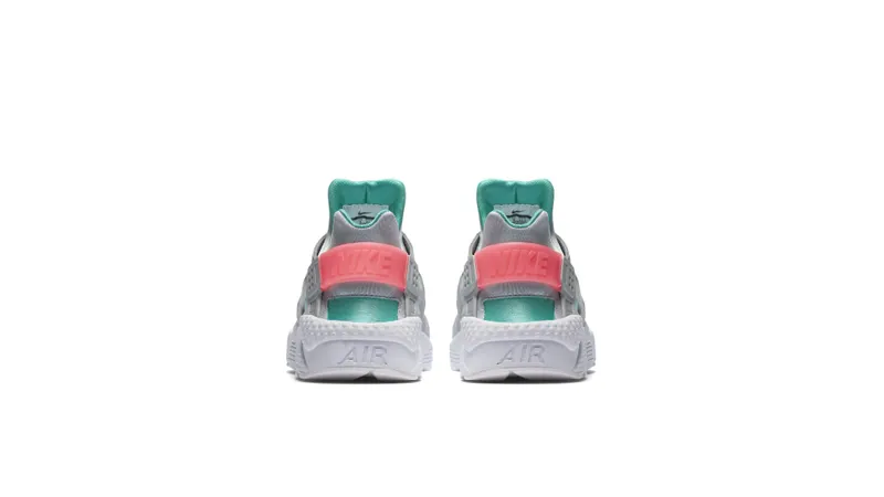 Nike  Air Huarache Run South Beach Wolf Grey/Sunset Pulse-Kinetic Green-White (318429-053)