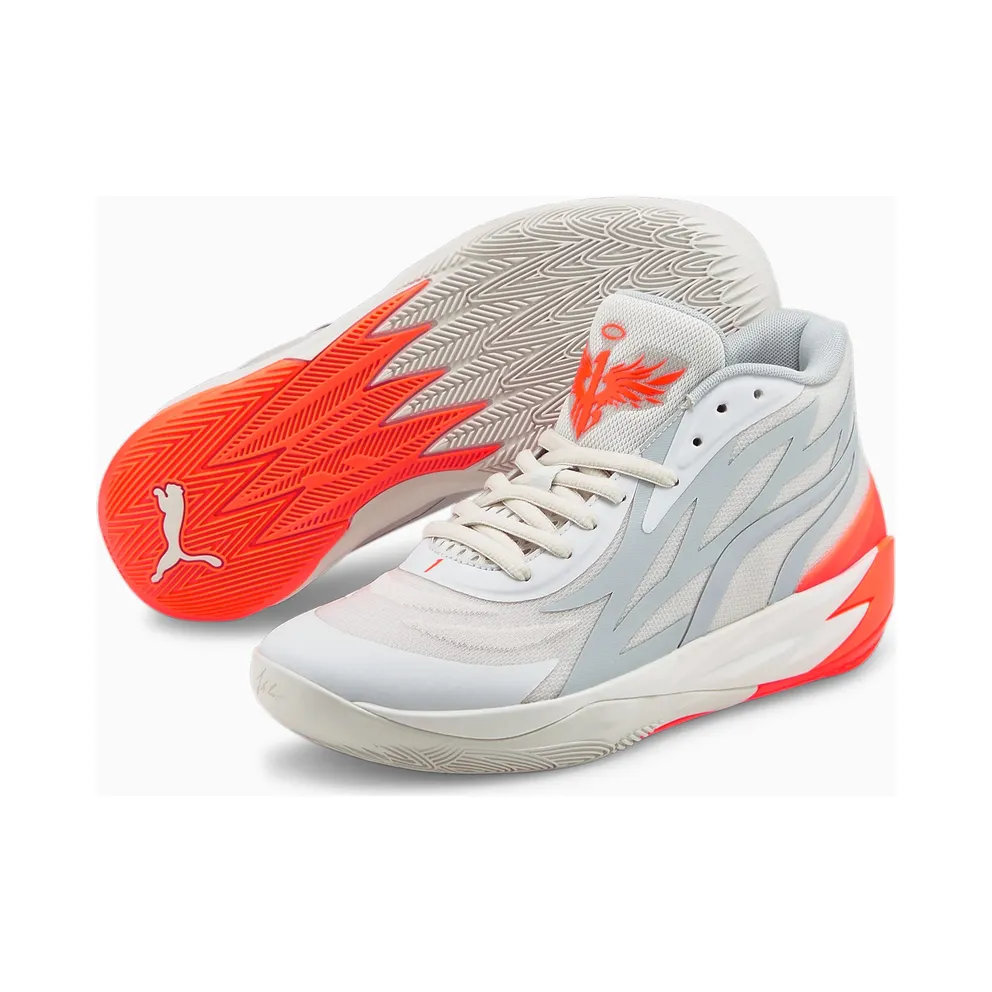 Puma MB.02 Basketball Shoes Grey/Orange (378288-02)