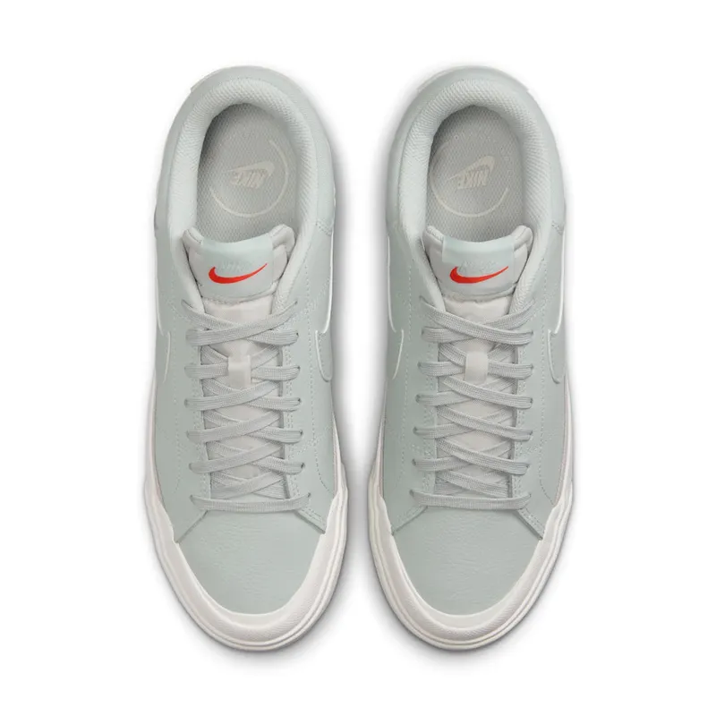 Nike Court Legacy Lift Light Silver Sail Picante Red Feather (DM7590-003)