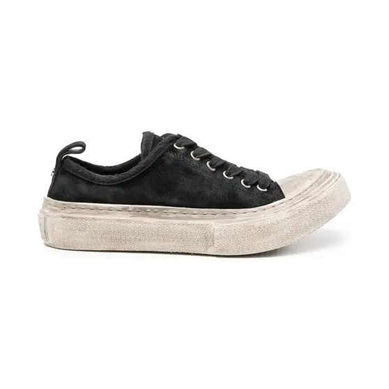 Ann Demeulemeester distressed-effect lace-up “Black” (2602WN70LT212)