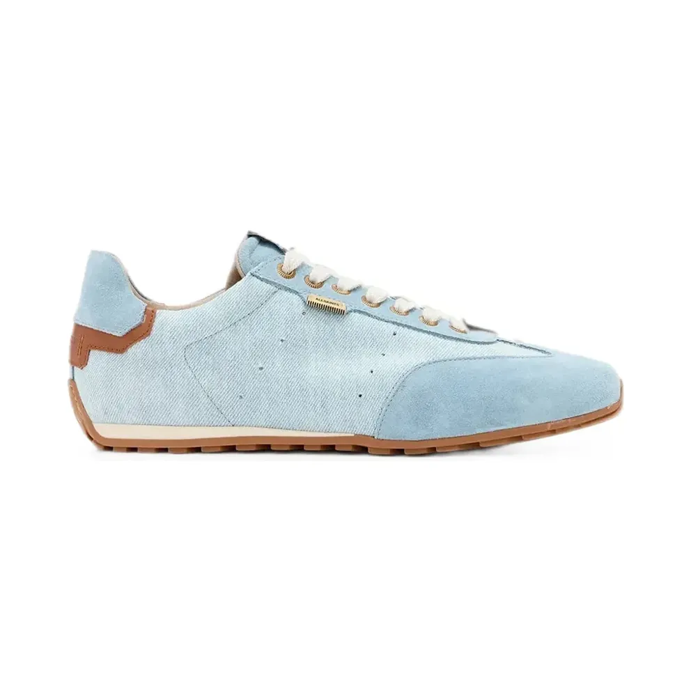 AllSaints Denim low-top with suède vlakken – Blue (W130FE)