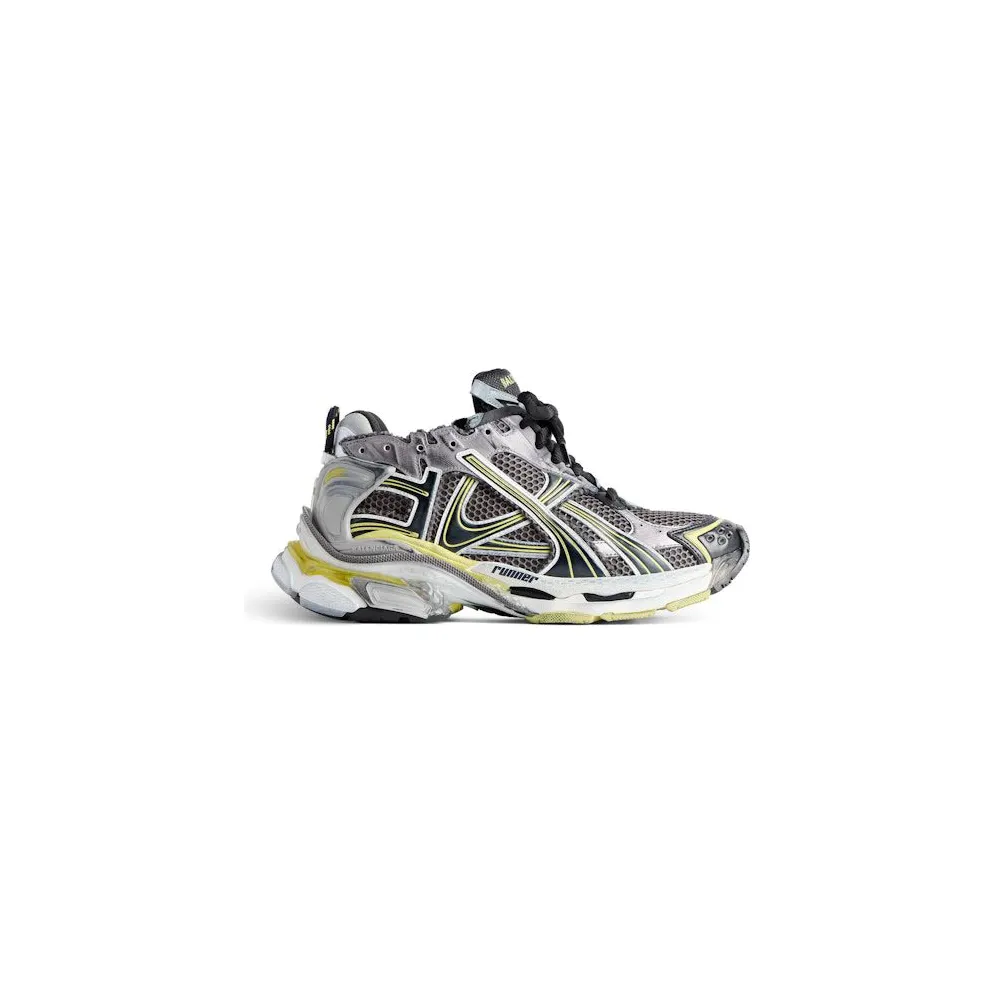 Balenciaga Runner Grey Yellow (772774W3RMU1279)