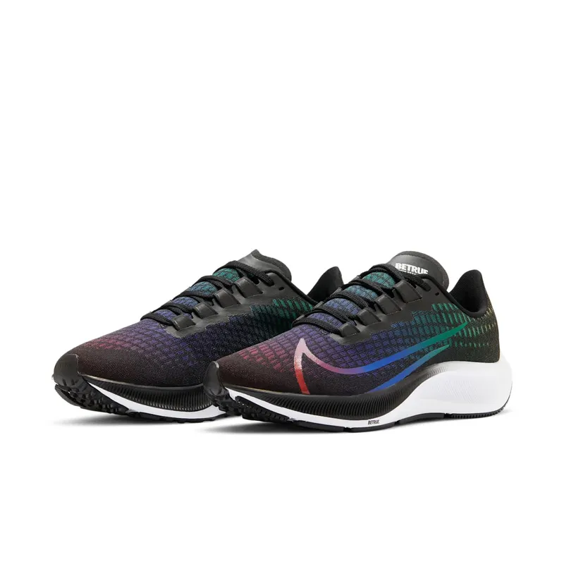 Nike Air Zoom Pegasus 37 Be True 2020 (W) Black/Multi-Color-White (CZ5923-001)