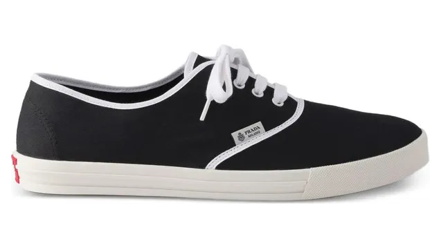 Prada Contrast-trim Lace-up “Black” (2EE467 F G000 3LKE F0632)