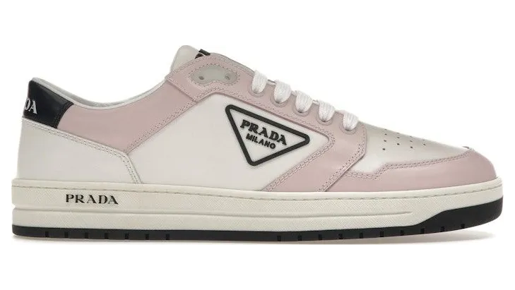 Prada District Sneaker White Pink Perforated Leather (1E790M_3LJ6_F0D8U_F_030)