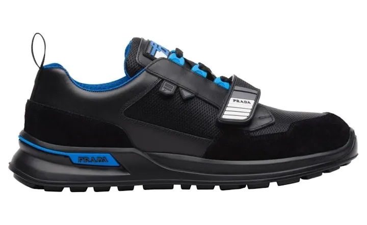 Prada Mechano Leather Black Blue (2EG266_3V71_F0D8J)