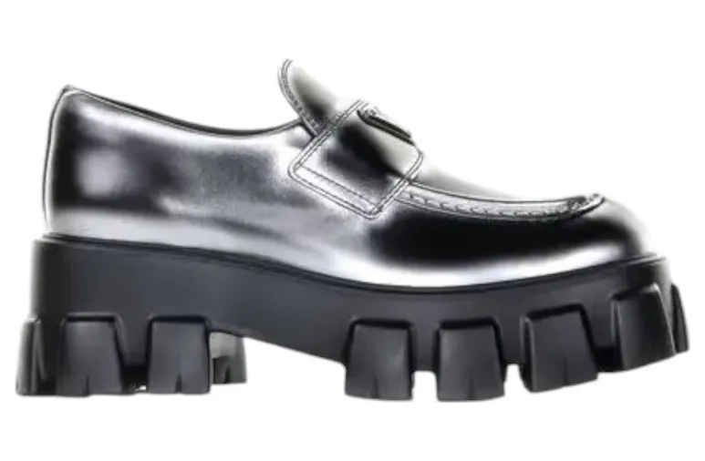 Prada Monolith Loafer Black Silver (1D649MFB0553LMH F0I89)