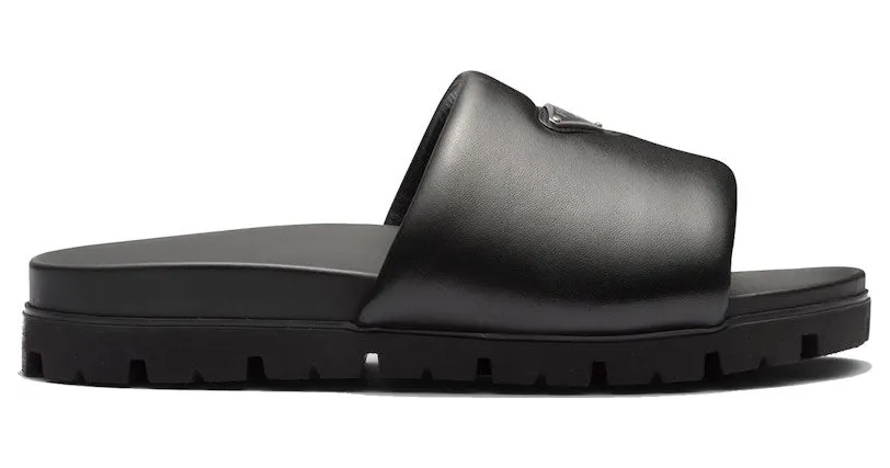 Prada Padded Slides Black Nappa Leather (2X3099_2DL8_F0002)