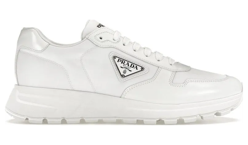 Prada PRAX 01 Re-Nylon Brushed Leather White (2EE369_3LF5_F0009_F_G000)