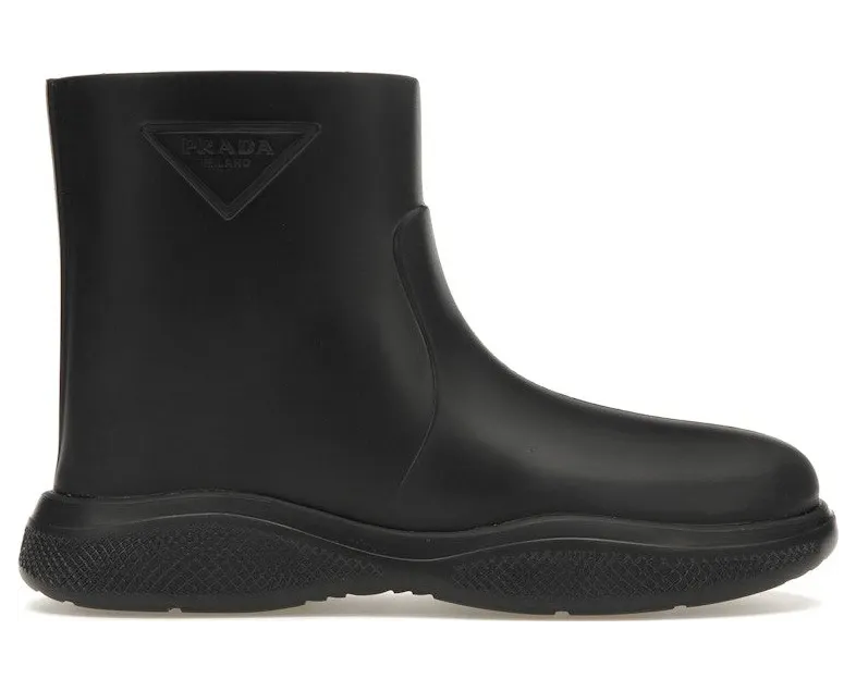 Prada Pull-On Rain Booties Black Rubber (1T859M_3LKD_F0002_F_025)