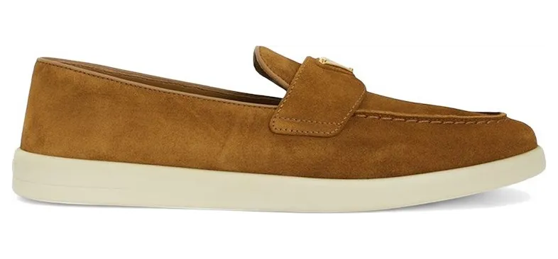 Prada Suede Leather Loafers Brown (1D222N_3LOL_F0046)