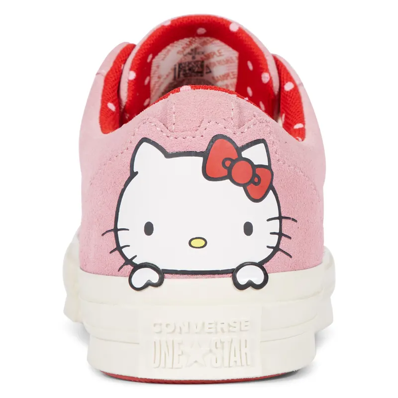 Converse One Star Ox Hello Kitty Pink Prism Pink/Fiery Red-Egret (162939C)