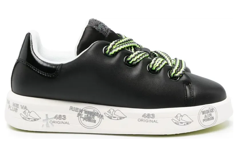 Premiata Belle 6550 leren – Black