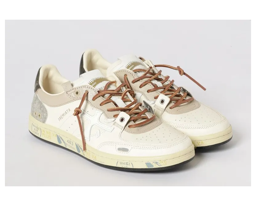 Premiata Clay Leather Grey (BSKTCLAY8163)