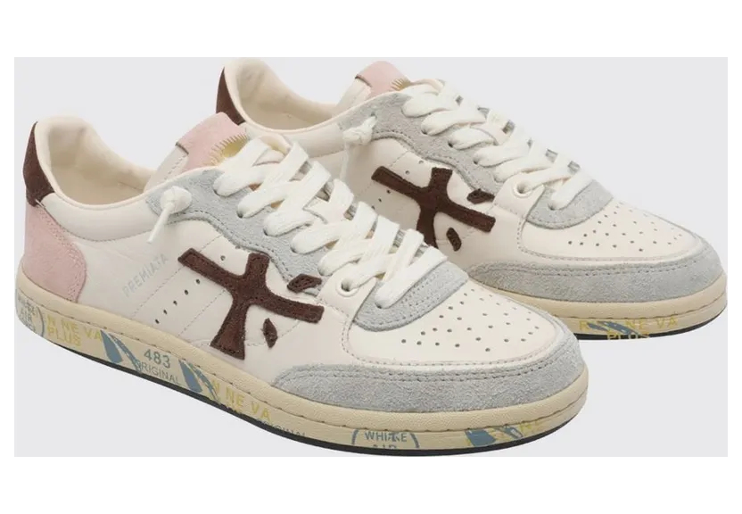 Premiata Clay Suede with Studs White 1 (BSKTCLAYD8284)