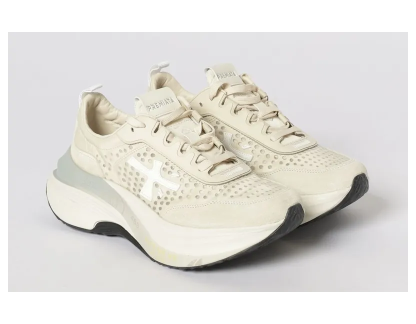 Premiata Hill Nylon and Suede Beige (HILL8242)