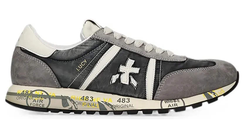 Premiata Lucy with vlakken – Grey (LUCYD01)