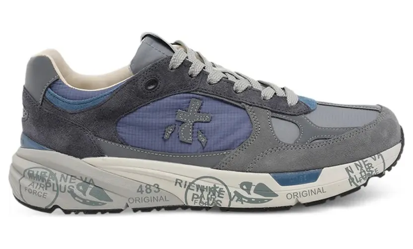 Premiata Mase 25 8021 with vlakken – Grey (MASE8021)