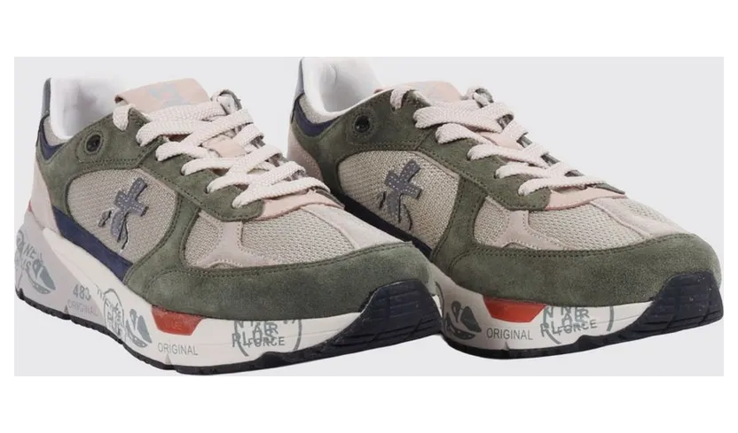 Premiata Mase Suede and Mesh Forest Green (MASE8015)