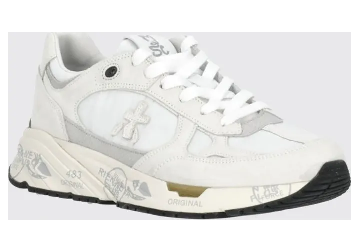 Premiata Mased Suede and Nylon White (MASED7823)