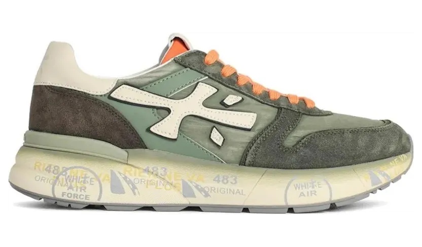 Premiata Mick mit Wildlederdetail – Green (MICK7244N)