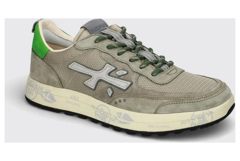 Premiata Nous Suede and Mesh Green (NOUS8062)