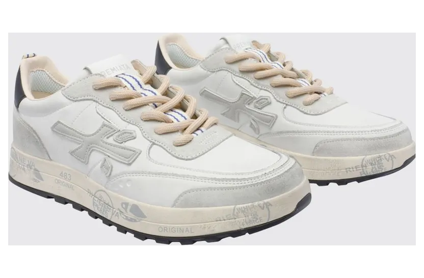 Premiata Nous Suede and Mesh White (NOUS7233)