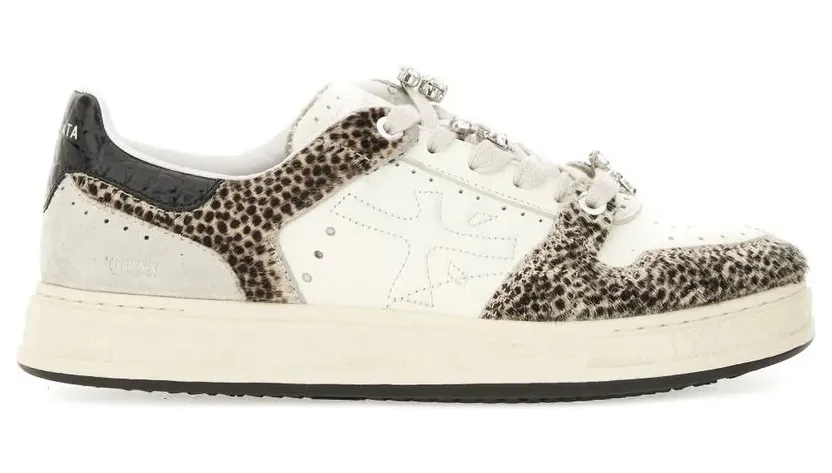 Premiata Quinnd 7655 verfraaide with dierenprint – Beige (QUINND7655K)