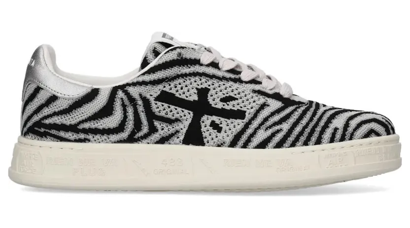 Premiata Qunind with zebra-print – Grey (QUINND8258)